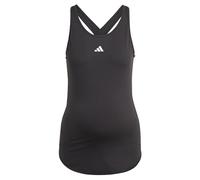 adidas Donna AEROREADY Train Essentials Slim-Fit Tank Top (Maternity), Black/White, XL