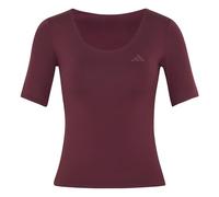 Maglietta Donna Adidas All Me Essentials - maroon - Viola (M)
