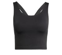 adidas Donna all Me Medium Support Tank Bra, Black, M