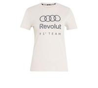 adidas performance - T-shirt con grafica "Audi Formula One Team" color gesso perlato-Grigio S