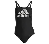 adidas Donna Big Logo Swimsuit, Black / White, 34