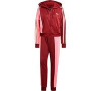 adidas Donna Bold Block Track Suit, Shadow Red, XS