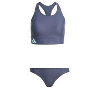 adidas Donna Branded Beach Bikini, Shadow Navy/Flash Aqua, 34