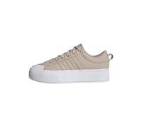adidas Donna Bravada 2.0 Platform Shoes, Wonder Beige / Cloud White, 42 EU