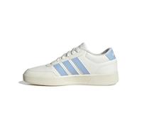adidas BREAKNET 3.0 Shoes, Scarpe Donna, Core White/Glow Blue/off White, 40 2/3 EU