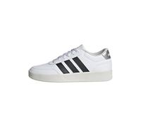 adidas BREAKNET 3.0 Shoes, Scarpe Donna, Ftwr White/Core Black/Silver Met, 39 1/3 EU
