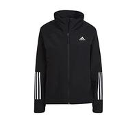 adidas Donna BSC 3-Stripes RAIN.RDY Jacket, Black, L