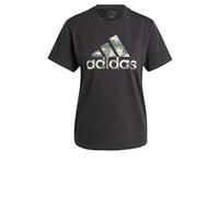 adidas Donna Camo Graphic Tee, Black, M