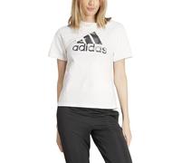 adidas Donna Camo Graphic Tee, White, S