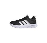 adidas Donna Cloudfoam Flex Elastic Laces Shoes, Core Black/Zero Met./Almost Pink, 44 EU