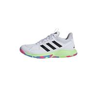 adidas Donna Court Flight Shoes, Cloud White/Core Black/Green Spark, 46 2/3 EU