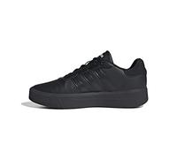 adidas Donna Court Platform Shoes, Core Black / Core Black / Cloud White, 40 2/3 EU