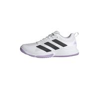 adidas Court Team Bounce 2.0 Shoes, Scarpe Sportive Donna, Cloud White/Core Black/Powder Plum, 42 EU