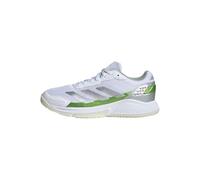 Adidas Donna Courtquick W Padel, Cloud White/Silver Metallic/Lucid Lemon, 38 EU