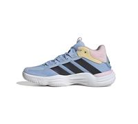 Adidas Donna Courtstabil Indoor Shoes, Cloud White/Bright Royal/Team Solar Orange, 43 1/3 EU