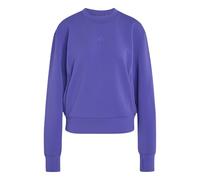 adidas Donna D4T Workout Warm Up Crew Neck Sweatshirt, Pure Purple, S