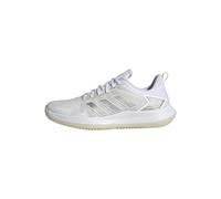 adidas Donna Defiant Speed Clay Tennis Shoes, Cloud White / Silver Metallic / Grey One, 38 EU
