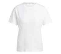 adidas Donna Designed for Training Tank Shirt, White, XXS