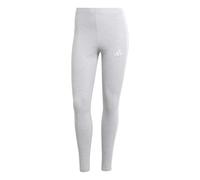 Adidas Leggings Essentials 3 Strisce Cotone Grigio melange/Bianco Donna