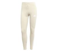 adidas Donna Essentials 3-Stripes Cotton Leggings, Wonder Alumina/White, S