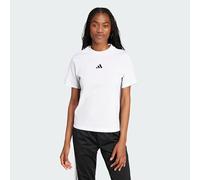 Adidas T-shirt Donna Essentials 3-Stripes cotone Bianco/Nero XXL