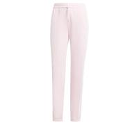 adidas Donna Essentials 3-Stripes French Terry Cuffed Pants, Clear Pink/White, S