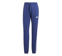 adidas Donna Essentials 3-Stripes French Terry Cuffed Pants, Dark Blue/White, S