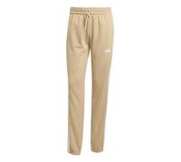 adidas Donna Essentials 3-Stripes French Terry Cuffed Pants, Warm Sandstone/White, XS