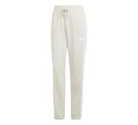 adidas Donna Essentials 3-Stripes French Terry Cuffed Pants, Wonder Alumina/White, XXL