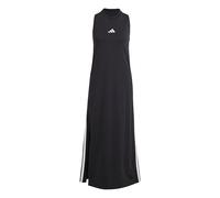 Adidas Vestito lungo Essentials senza maniche 3 strisce dorso a vogatore Nero/Bianco M