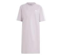 adidas Donna Essentials 3-Stripes Single Jersey Boyfriend Tee Dress, preloved Fig, XS
