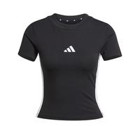 Adidas Essentials 3 Stripes Slim Baby Short Sleeve T-shirt Nero M Donna