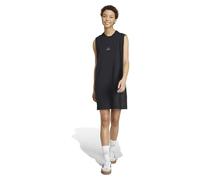 adidas Donna Essentials 3-Stripes Stampa Abito Senza Maniche, Nero, M
