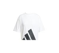 Adidas Essentials Big Logo Boyfriend Short Sleeve T-shirt Bianco M Donna