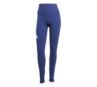 adidas Donna Essentials Big Logo Cotton Leggings, Dark Blue/White, S