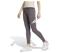 adidas Donna Essentials Big Logo Cotton Leggings, Grey Strata/White, S