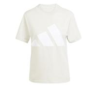 adidas Donna Essentials Big Logo Cotton T-Shirt, Wonder Alumina/White, S