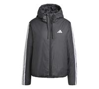 adidas Donna Essentials Climawarm 3 Stripes Insulation Hooded S Coat, black, M