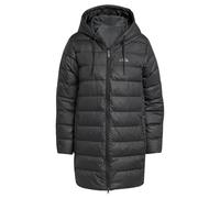 adidas Donna Essentials Climawarm 3 Stripes Light Down Hooded Parkas Coat, black, L