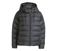adidas Donna Essentials Climawarm 3 Stripes Synthetic Down Hooded Coat, black, XL