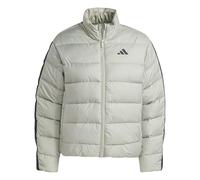 adidas Donna Essentials CLIMAWARM 3 Stripes Synthetic Down Jackets, silver pebble, M