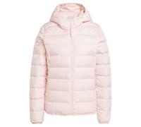 adidas Donna Essentials Light Down Hooded Jacket, sandy pink, XS