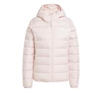 adidas Donna Essentials Light Down Hooded Jacket, sandy pink, XS