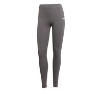 adidas Donna Essentials Linear Cotton Leggings, Grey Strata/White, S