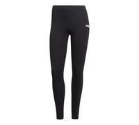 adidas Donna Essentials Linear Cotton Leggings Tights, Black/White, S