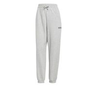 adidas Donna Essentials Linear French Terry Cuffed Pants, Medium Grey Heather/Black, M