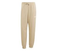 adidas Donna Essentials Linear French Terry Cuffed Pants, Warm Sandstone/White, L