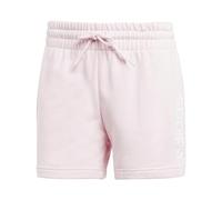 Adidas Donna Essentials Linear French Terry Shorts, Clear Pink/White, L