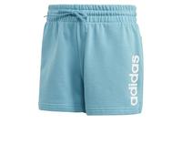 adidas Donna Essentials Linear French Terry Shorts, Preloved Blue/White, M