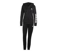 adidas Donna Essentials Logo French Terry Track Suit, Black / White, M